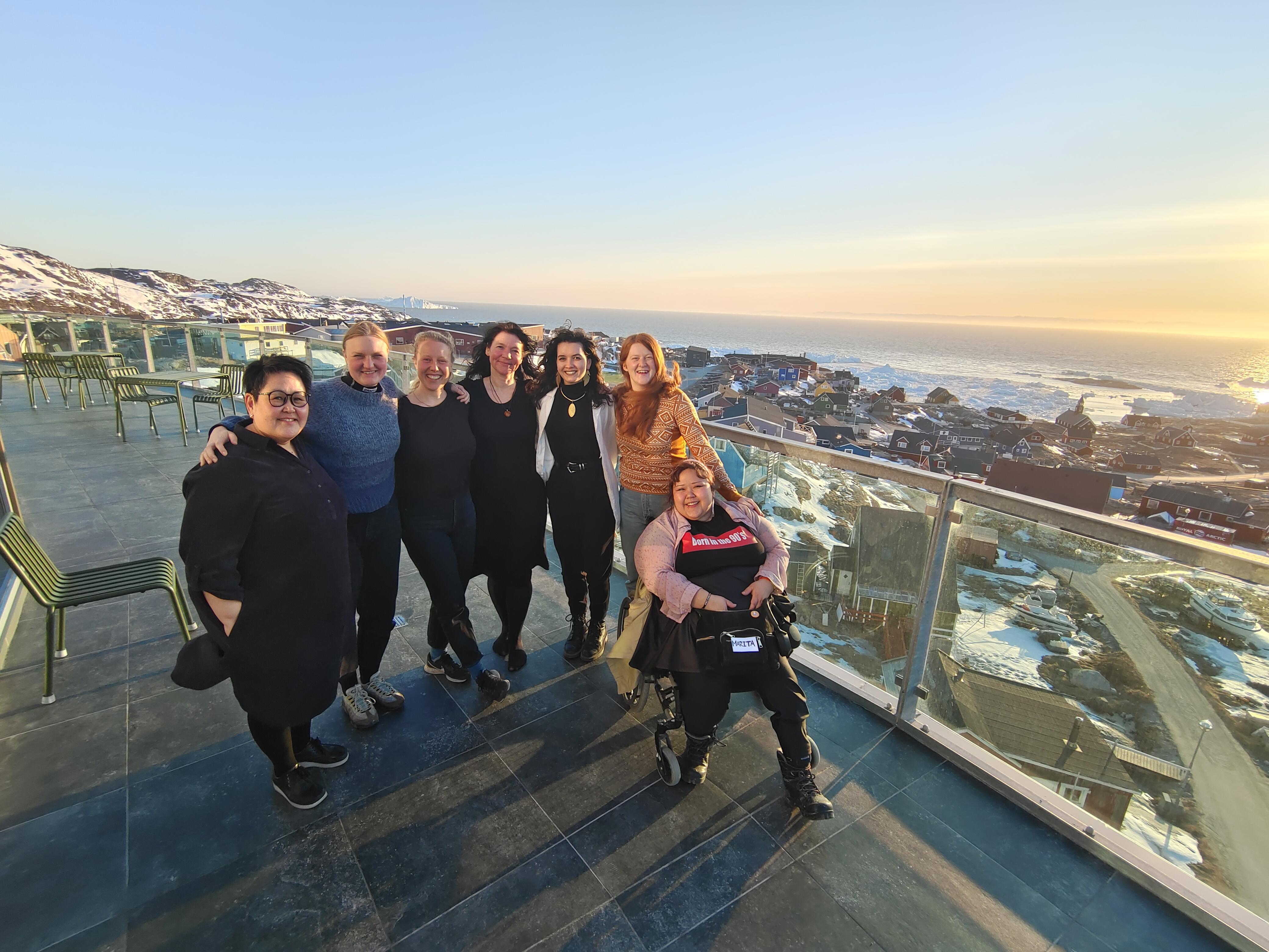 Hele Tilioq teamet taget i forbindelse med Tilioqs 2023 konference i Ilulissat