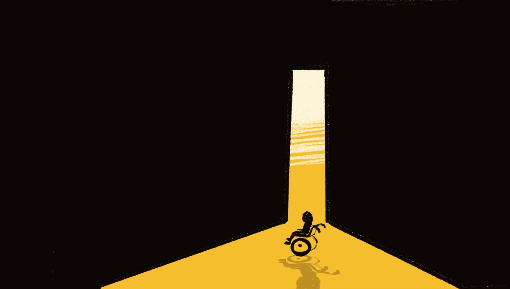 Meeraq issiavimmi kaassuartakkamiittoq, tunuliaqutigalugu matu portusooq, matumiillu qaamaneq meeqqamut qinngoqqasoq.