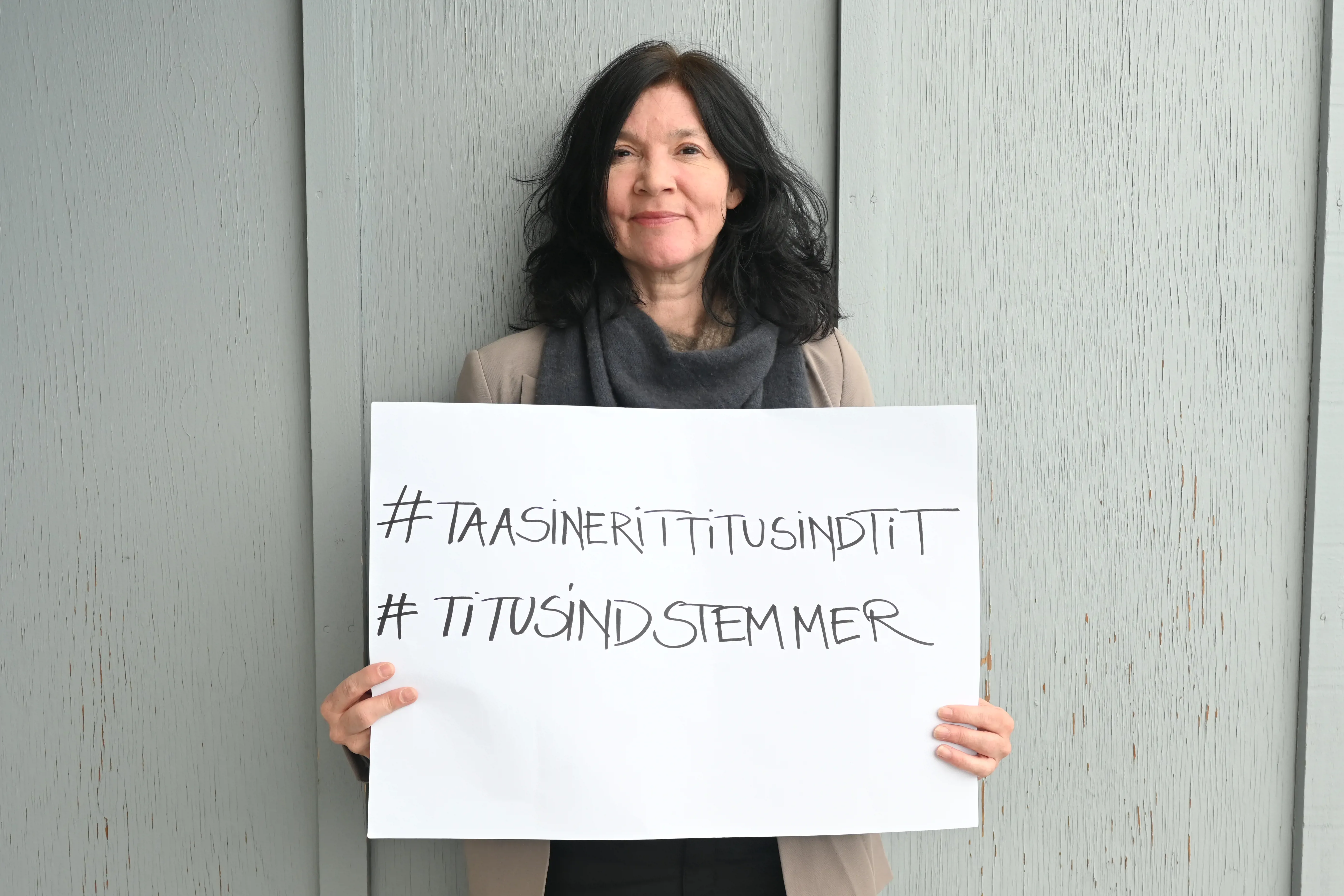 Tiliumi inunnut innarluutilinnut illersuisoq Anja #taasinerittitusindtit allagartaq paarigaa